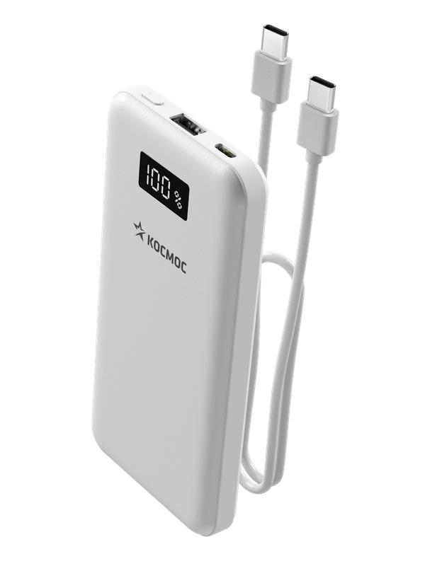аккумулятор внешний 10000мач usb type-c 20вт космос kpb10usbtc от BTSprom.by