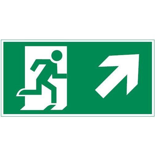 знак vault sst "выход вправо вверх" 200х400мм varton v4-em-00.2040.adv-0004 от BTSprom.by