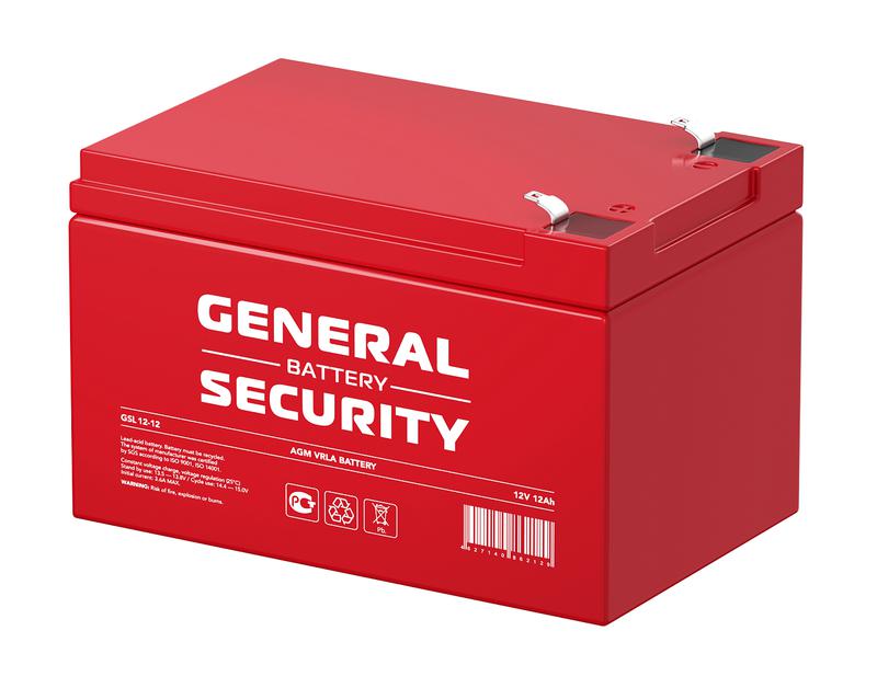  Аккумулятор 12В 12А.ч General Security GSL12-12 фото в каталоге от BTSprom.by