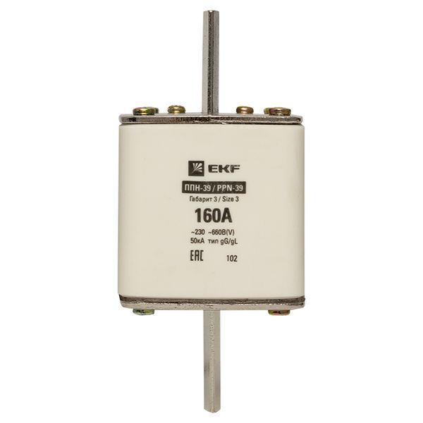  Вставка плавкая ППН-39 630/160А габарит 3 PROxima EKF fus-39/630/160 фото в каталоге от BTSprom.by
