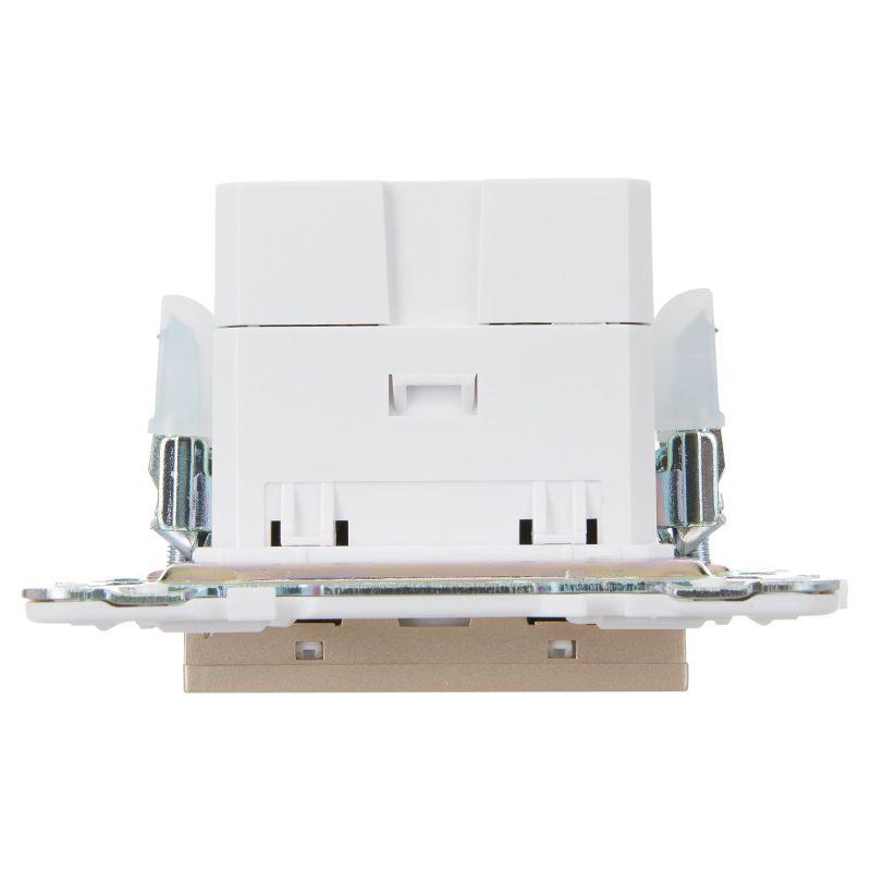  Розетка USB A+C 3.1А SKANDY SK-R14Sa песочн. IEK SK-U22-D31-K98 фото в каталоге от BTSprom.by