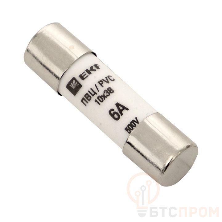 Вставка плавкая цилиндрическая ПВЦ 10х38 6А EKF pvc-10x38-6 фото в каталоге от BTSprom.by  Вставка плавкая цилиндрическая ПВЦ 10х38 6А EKF pvc-10x38-6 фото в каталоге от BTSprom.by