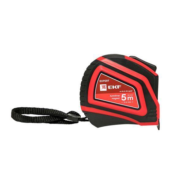  Рулетка измерительная РС-10 5мх25мм Autostop магнит Expert EKF rs-10-5-25-quad фото в каталоге от BTSprom.by