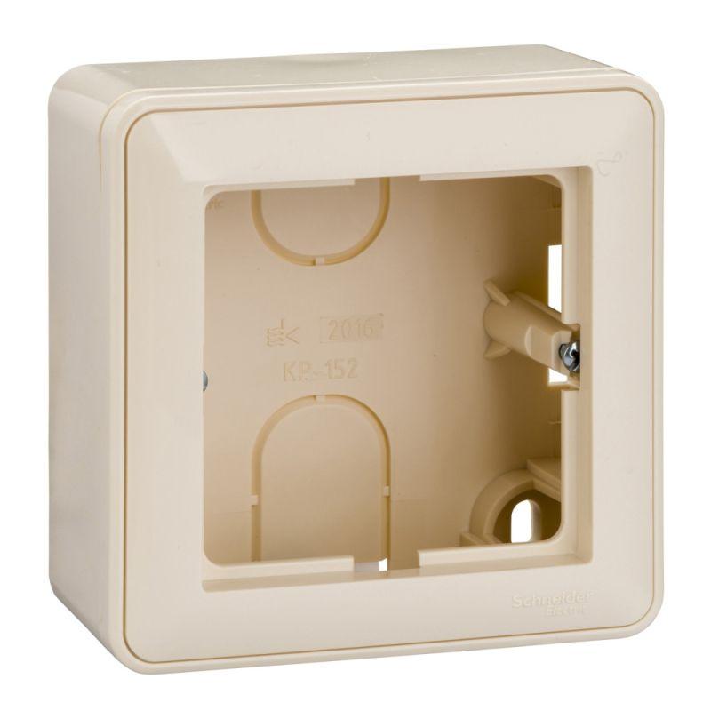 коробка подъемная 1-м оп w59 с рамкой сл. кость se kp-152-28 от BTSprom.by