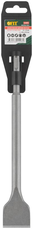  Зубило широкое SDS-PLUS легированная сталь 40х250х14мм FIT 33493 фото в каталоге от BTSprom.by
