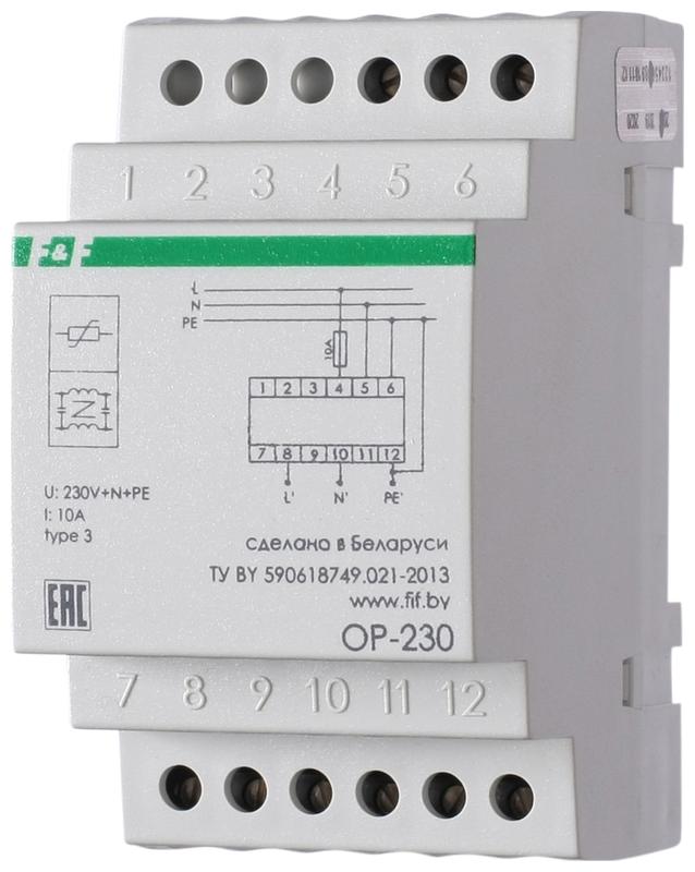 фильтр сетевой помехоподавляющий ор-230 230в 50гц 10а f&f ea10.001.001 от BTSprom.by