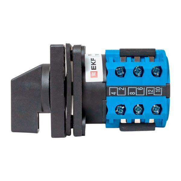 Переключатель кулачковый ПК-1-94 4п 10А для амперметра IP65 EKF pk-1-94-10-65 фото в каталоге от BTSprom.by
