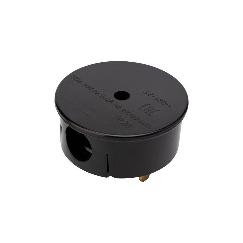  Вилка ВШ для электрической плиты 32А 380 В 3Р+РЕ (ОУ) черн. Rexant 11-8927 фото в каталоге от BTSprom.by