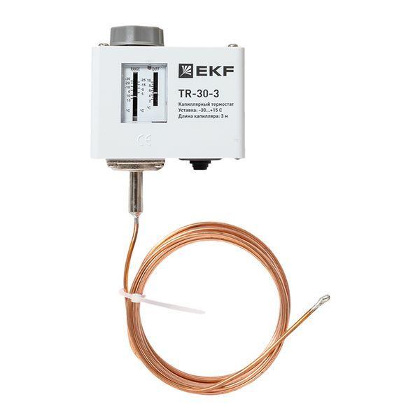  Реле температуры (термостат) капилляр 3м EKF TR-30-3 фото в каталоге от BTSprom.by
