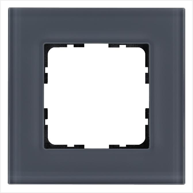 рамка 1-м g-glass стекло маренго jasmart g1001gc от BTSprom.by