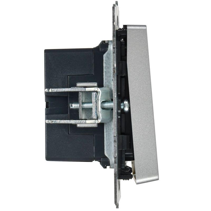  Кнопка звонка BRITE 10А ВС10-1-9-БрА для отелей с индик. механизм алюм. IEK BR-V14-2-10-K47 фото в каталоге от BTSprom.by