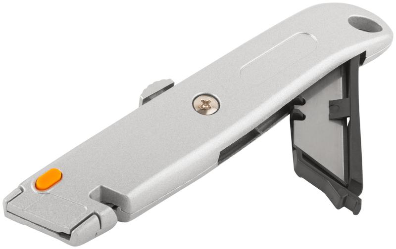  Нож для напольных покрытий серый металлический корпус кассета 4 лезвия FIT 10342 фото в каталоге от BTSprom.by