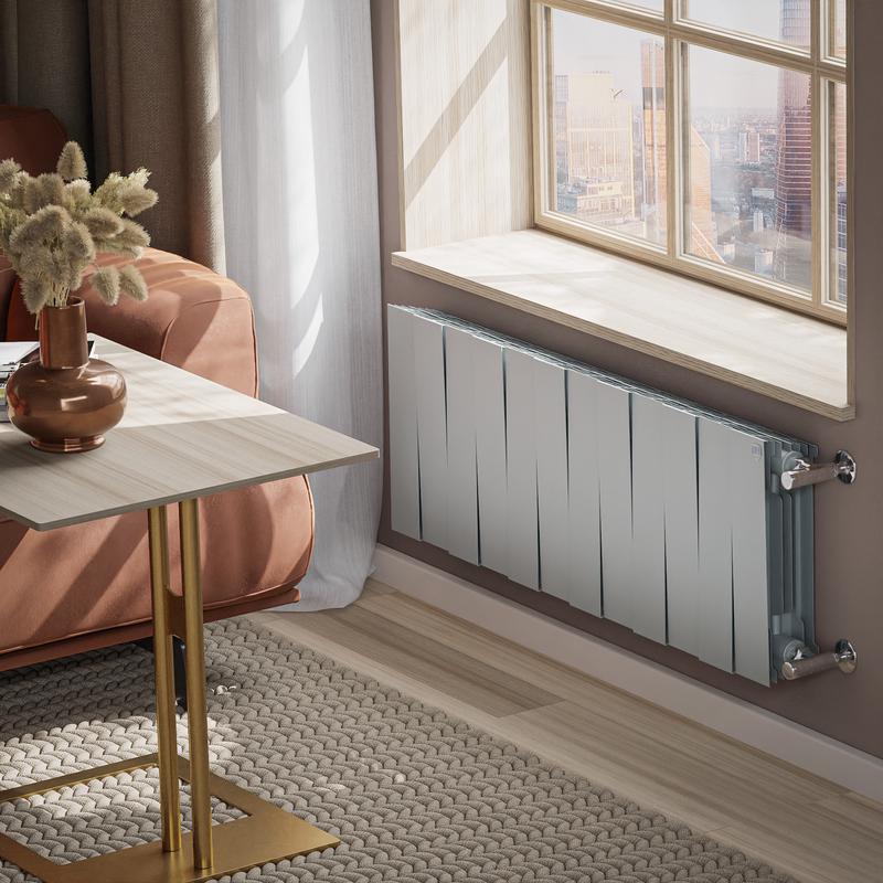  Радиатор PianoForte 300 12 секц. биметал. Silver Satin Royal Thermo НС-1346075 фото в каталоге от BTSprom.by