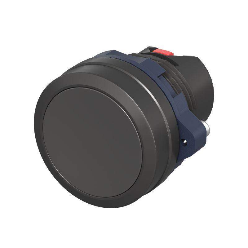 головка кнопки плоская без фиксации черн. dkc m22p-fmblp от BTSprom.by