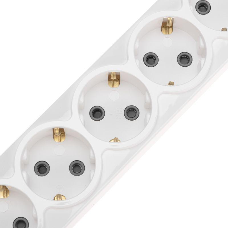  Колодка 6-м с заземл. PREMIUM 2 USB бел. Rexant 13-4407 фото в каталоге от BTSprom.by