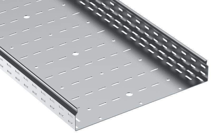 Лоток листовой перфорир. 80х500 L2500 сталь 1.5мм ESCA 7 IEK CLP10-080-500-150-D25 от BTSprom.by