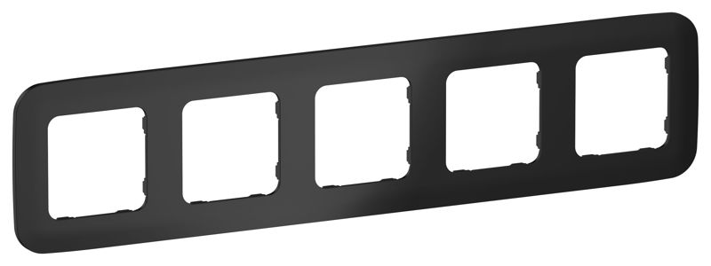 рамка 5-м сп flite ру-5-а-флч черн. iek fi-m52-31-20-k02 от BTSprom.by