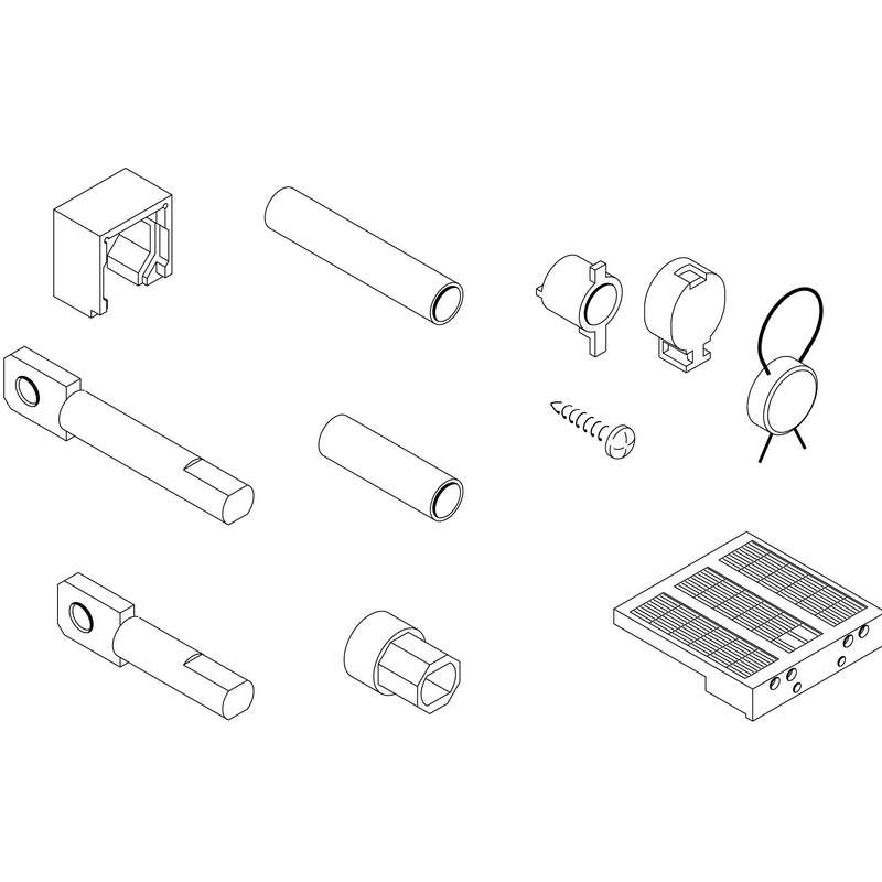 комплект зажимов для задн. присоед. стац. ва50-39про с плоскими зажимами контактор 7003123 от BTSprom.by