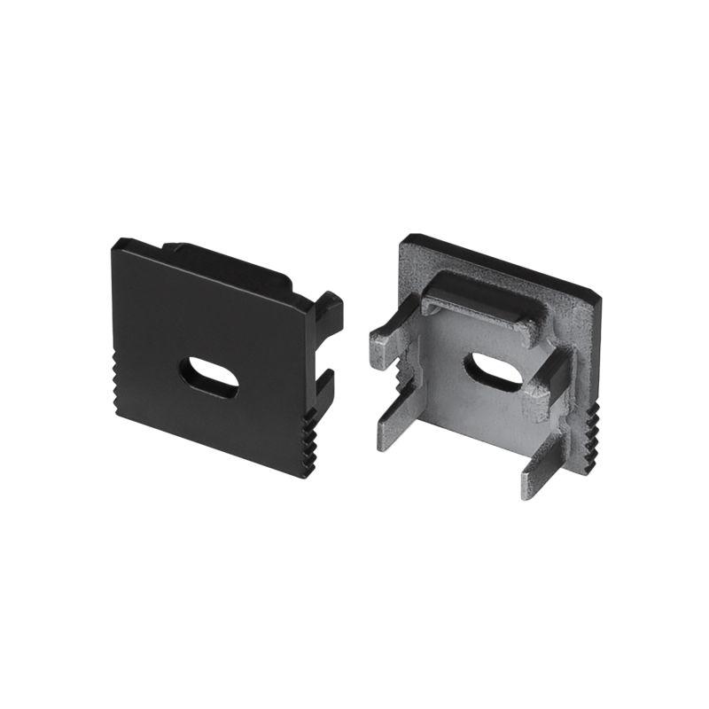 заглушка sl-mini-15 black с отверстием пластик (комплект) arlight 049420 от BTSprom.by