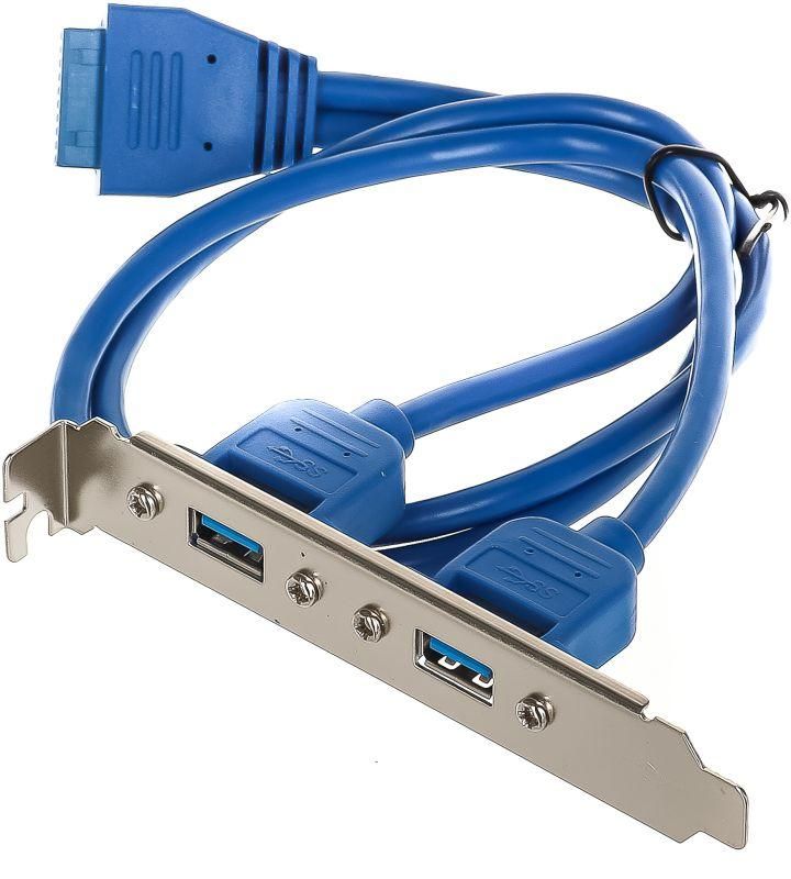 адаптер usb bracket 2хusb3.0 bulk asia bracket usb 3.0 2 port 349583 от BTSprom.by