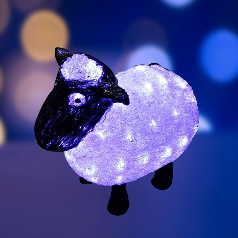 фигура светодиодная акриловая "овца" 30см 56led 6вт 24в ip65 бел. neon-night 513-401 от BTSprom.by
