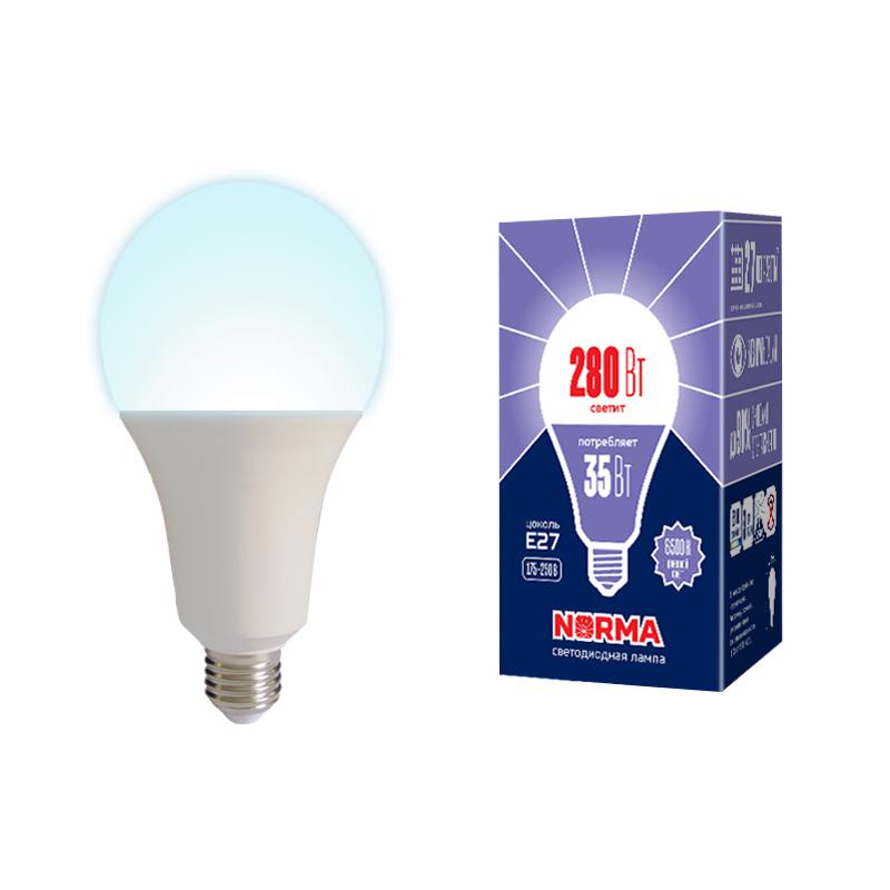лампа светодиодная led-a95-35w6500k/e27/fr/nr norma 35вт матовая 6500к холод. бел. e27 (упак. картон) volpe ul-00005609 от BTSprom.by