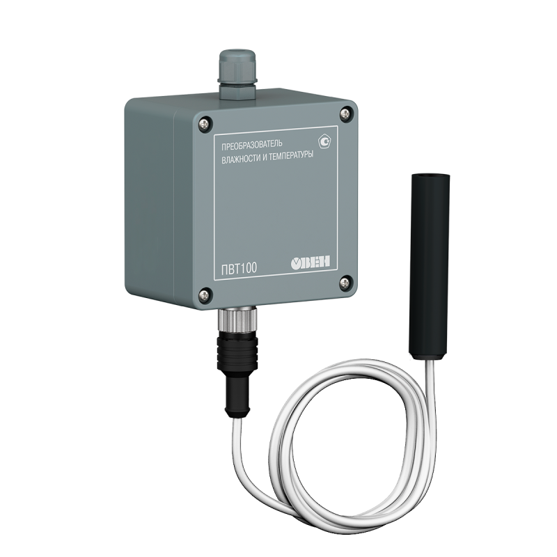  Преобразователь влажности и температуры ПВТ100-Н4.2.И ОВЕН 110538 фото в каталоге от BTSprom.by
