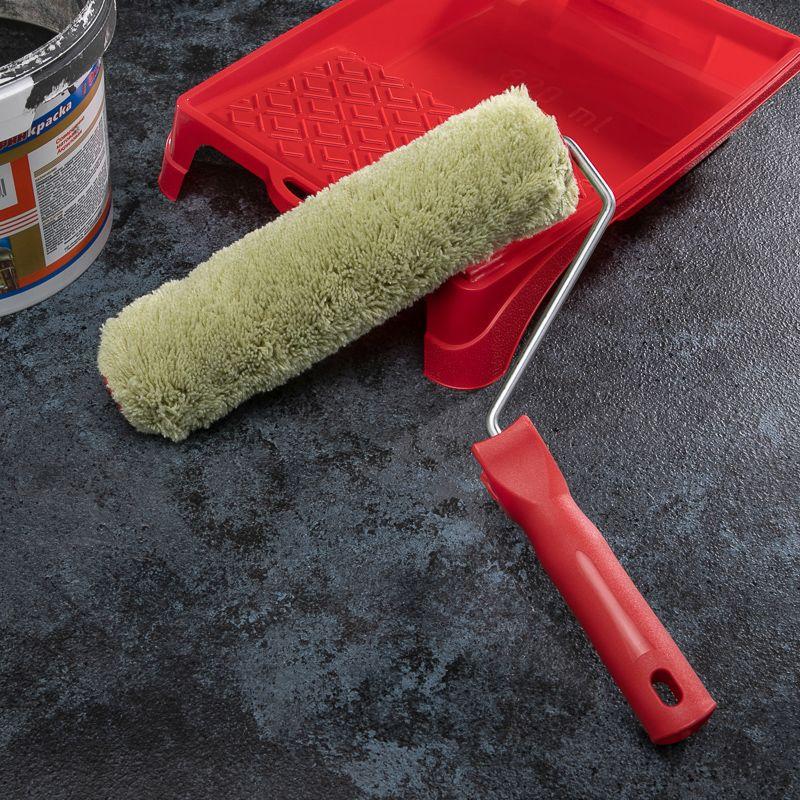  Валик полиакрил зел. ворс 18мм шир. ролика 240мм d42мм бюгель 6мм Rexant 89-0024 фото в каталоге от BTSprom.by