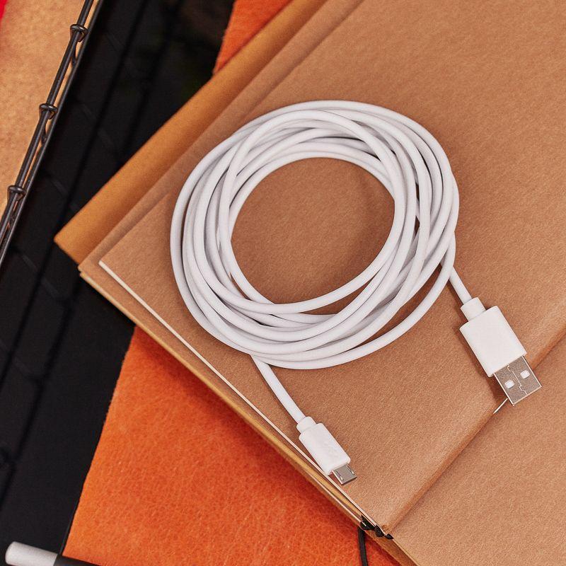 шнур micro usb (male) - usb-a (male) 3м rexant 18-1166 от BTSprom.by