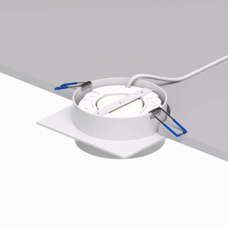  Светильник FLAT 15Вт GX53 IP20 LED встраив. алюм. бел. DENKIRS 772629 фото в каталоге от BTSprom.by