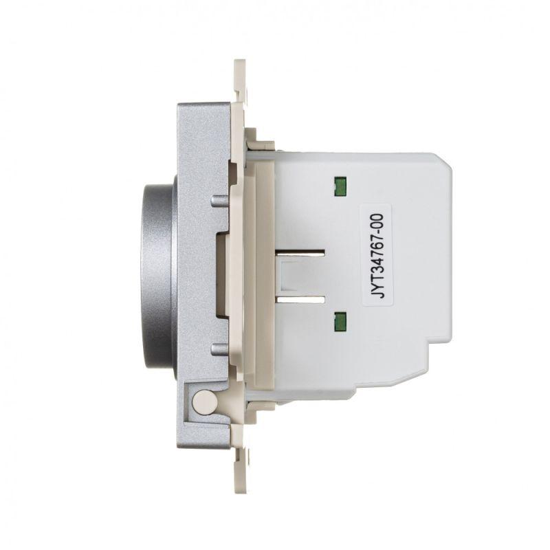  Механизм термостата ATLASDESIGN электрон. теплого пола с датчиком 10А алюм. SE ATN000335 фото в каталоге от BTSprom.by