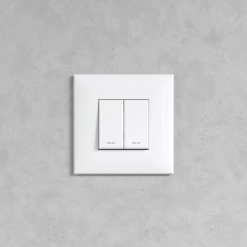  Кнопка 2-кл. СП "Avanti" "Белое облако" DKC 4400154 фото в каталоге от BTSprom.by