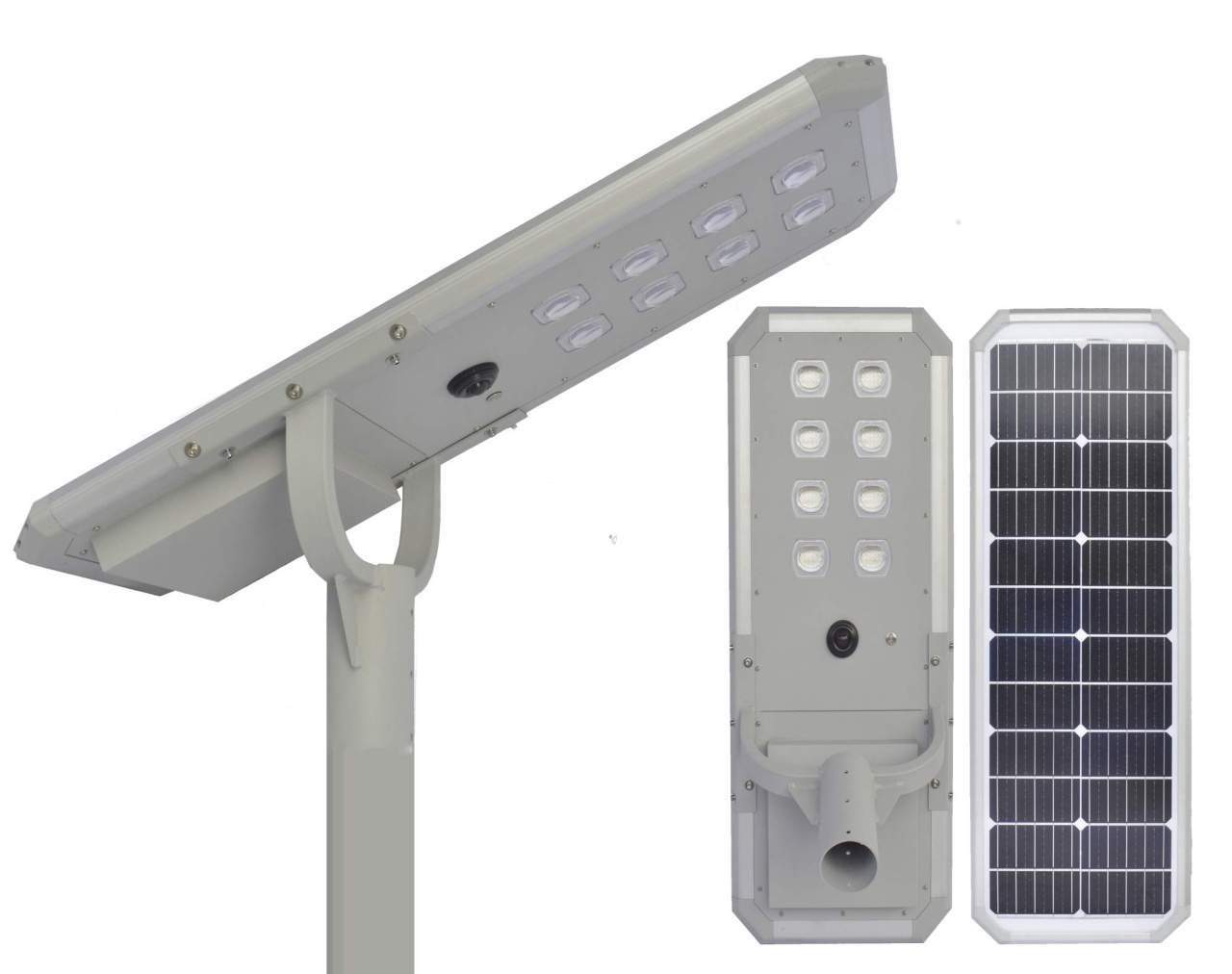 уличный светодиодный светильник на солнечной батарее led favourite jx-ssl-al4-60w от BTSprom.by