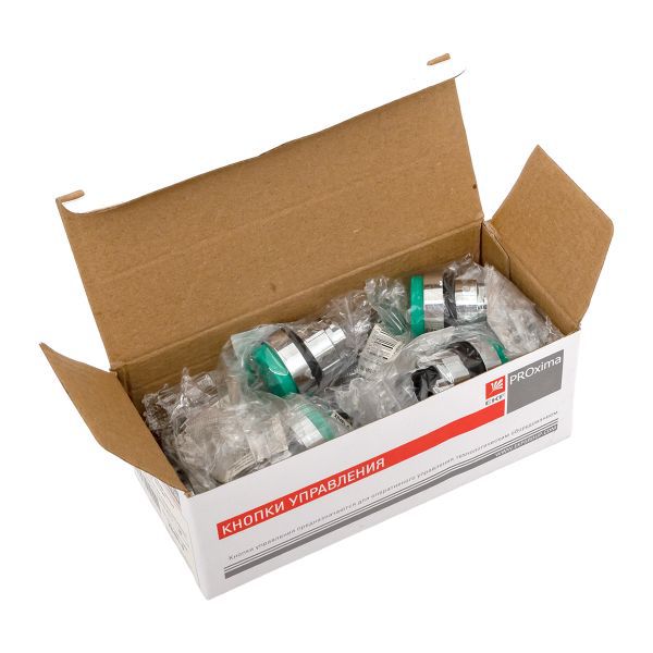  Механизм кнопки исполнительный XB4 зел. выпирающая возвратный без фиксации без подсветки PROxima EKF XB4BL-G фото в каталоге от BTSprom.by