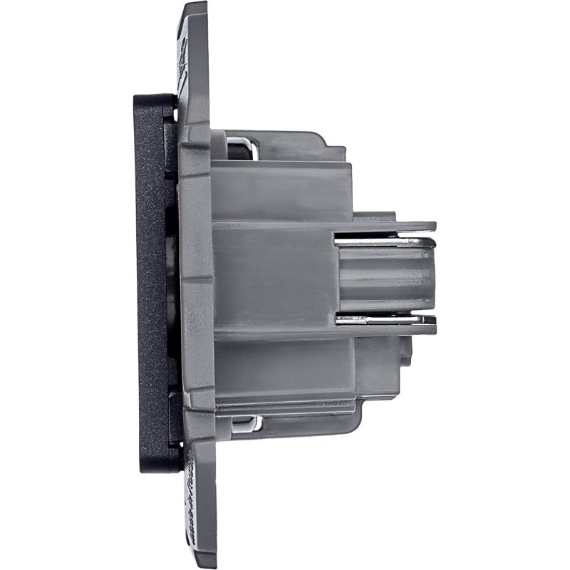  Розетка 1-м СП Inspiria 16А IP20 250В 2P механизм антрацит IEK 673713 фото в каталоге от BTSprom.by