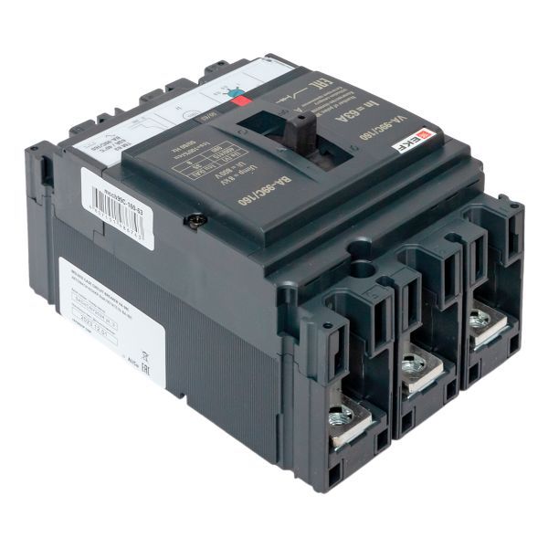 Выключатель автоматический 3п 160/63А 36кА ВА-99C Compact NS PROxima EKF mccb99C-160-63 фото в каталоге от BTSprom.by