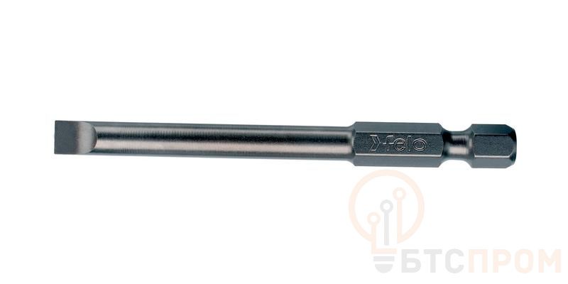 Бита плоская шлицевая Industrial E6.3 SL3.0х0.5х73мм (уп.5шт FELO 03030710 фото в каталоге от BTSprom.by  Бита плоская шлицевая Industrial E6.3 SL3.0х0.5х73мм (уп.5шт FELO 03030710 фото в каталоге от BTSprom.by