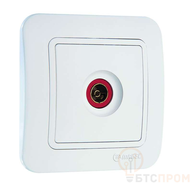 Розетка телевизионная TV 1-м СП Lillium 16А IP20 бел./бел. Makel 70007 фото в каталоге от BTSprom.by  Розетка телевизионная TV 1-м СП Lillium 16А IP20 бел./бел. Makel 70007 фото в каталоге от BTSprom.by