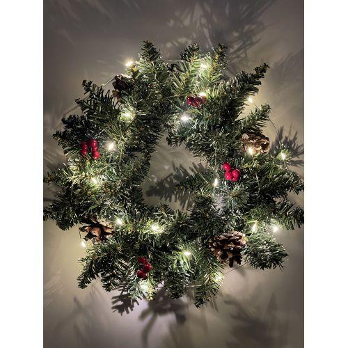  Гирлянда светодиодная "Нить" 2м 20LED АА IP20 тепл. свет ЭРА Б0041891 фото в каталоге от BTSprom.by