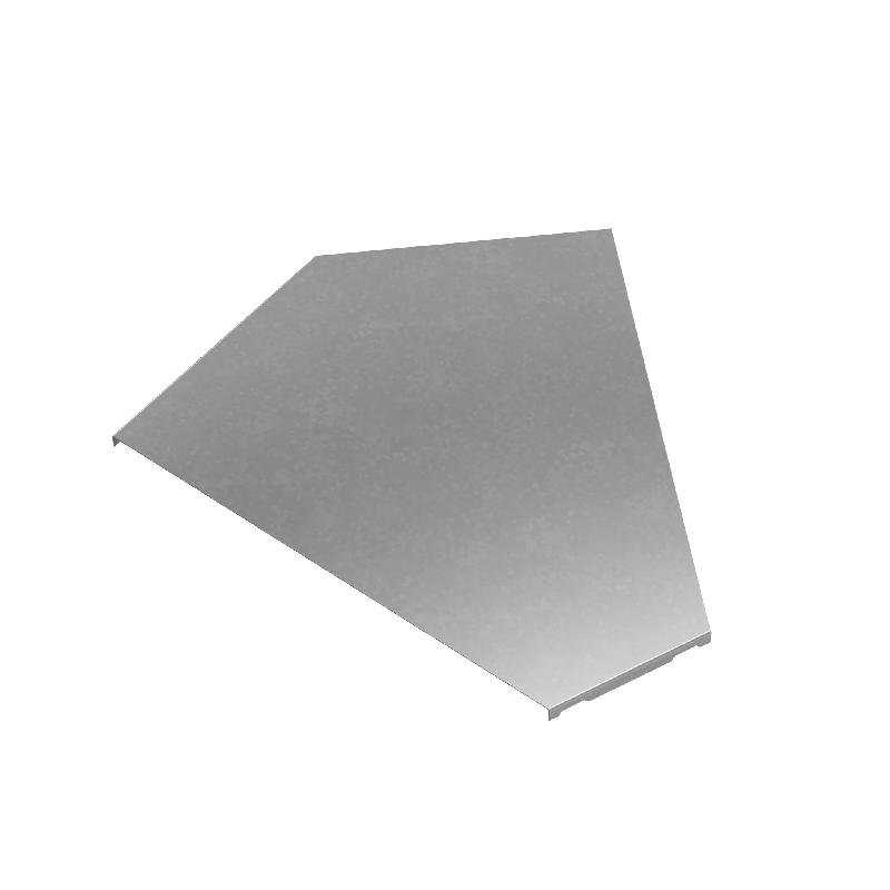 Крышка для угла горизонтального 45град. осн.400 "ПЛЮС" KGLplus45-400 INOX304 КМ PL6513 от BTSprom.by