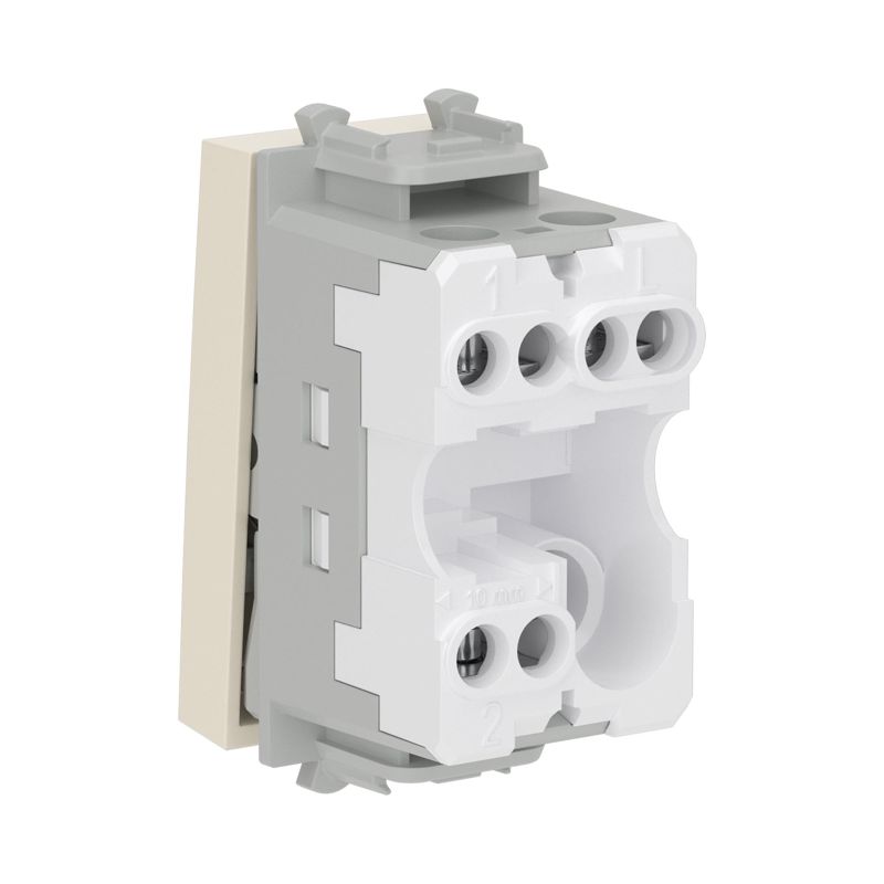  Переключатель модульный 1-кл. 1мод. Avanti "Ванильная дымка" 16А IP20 беж. DKC 4405111 фото в каталоге от BTSprom.by