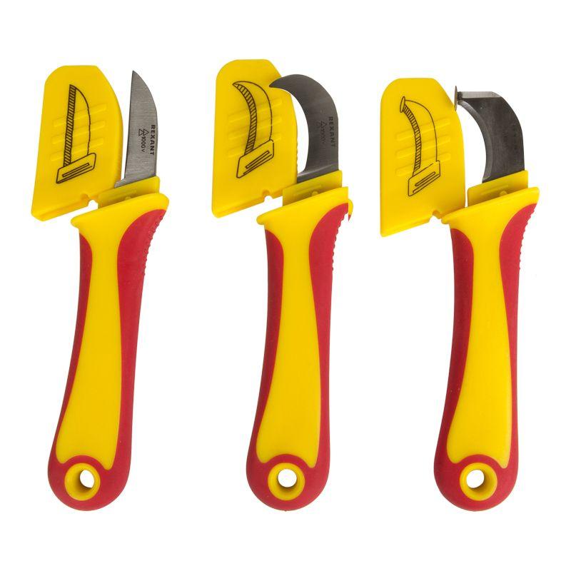  Нож монтажника нержавеющая сталь с "пяткой" Rexant 12-4935 фото в каталоге от BTSprom.by