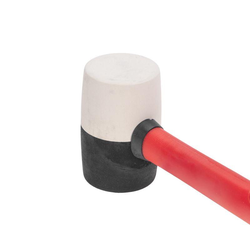  Киянка 225г фибергласовая рукоятка резинов. черн./бел. Kranz KR-12-8152 фото в каталоге от BTSprom.by