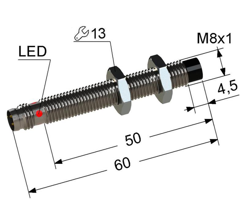 выключатель бесконтактный ps2-08m60-3n11-c3 мега-к a8010-79689919 от BTSprom.by