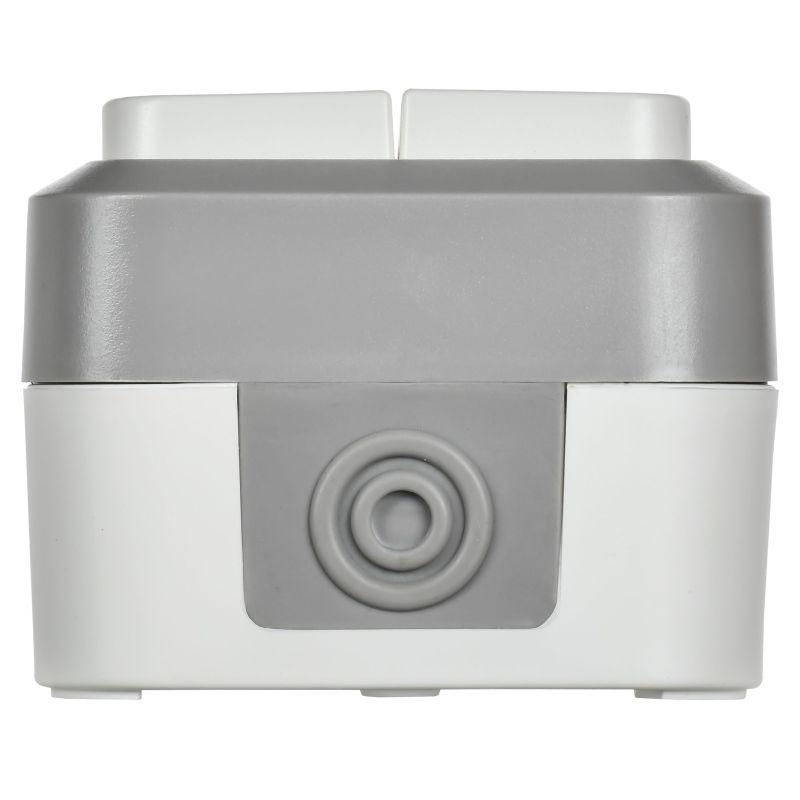  Выключатель проходной 2-кл. ОП TORS TS225 10А IP55 сер./бел. IEK TS-V22-0-10-55-K41 фото в каталоге от BTSprom.by