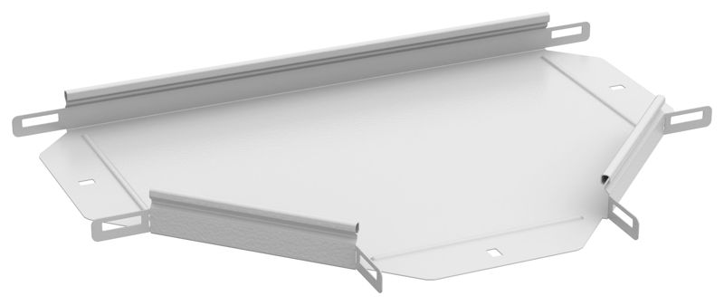 Ответвитель для лотка Т-образ. 35х200 0.8мм RAL 9016 ESCA 5 IEK ES5-RT-035-200-08-RGA от BTSprom.by