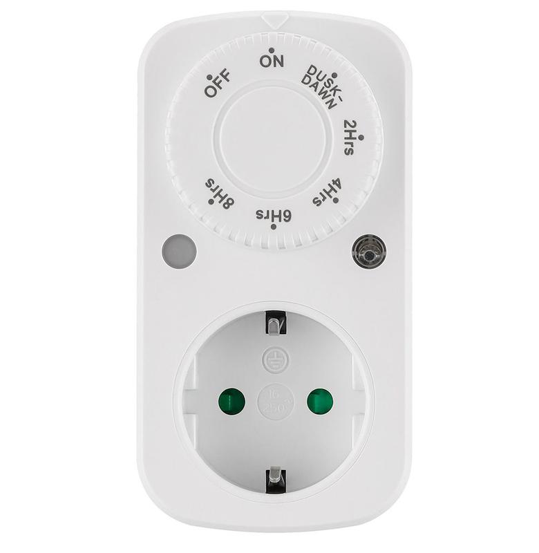 розетка с таймером (с датчиком освещенности) 3600вт/16а 230в tm28 feron 51435 от BTSprom.by