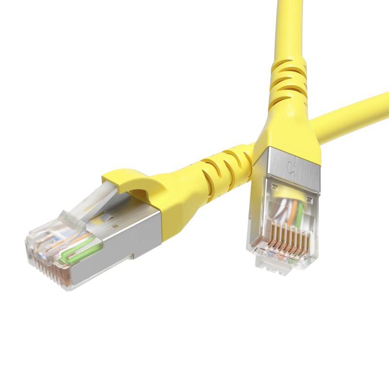 патч-корд кат.5e f/utp экранир. 4х2 lszh 10м желт. dkc rn5efu4500yl от BTSprom.by