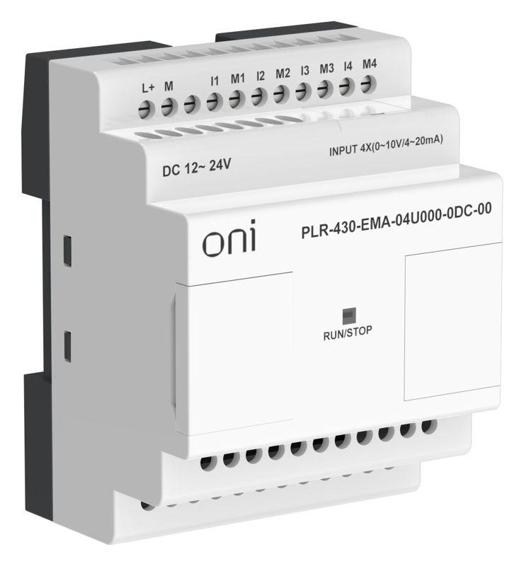  Модуль расширения входов выходов ПЛК 430 4 UI (0-20мА/0-10В) 24В DC ONI PLR-430-EMA-04U000-0DC-00 фото в каталоге от BTSprom.by