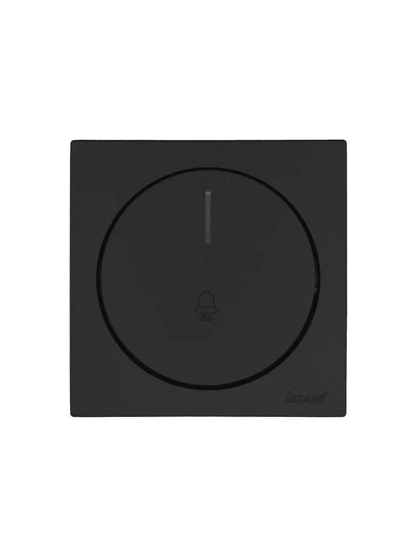  Кнопка звонка СП OSEN с подсветкой механизм черн. бархат LEZARD 743-4288-108 фото в каталоге от BTSprom.by